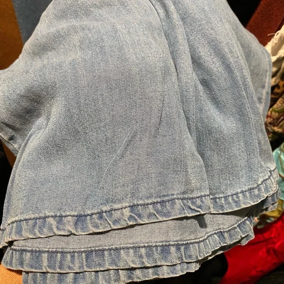 Three Bird Nest Wide Leg Denim pant - Picture 4 of 6